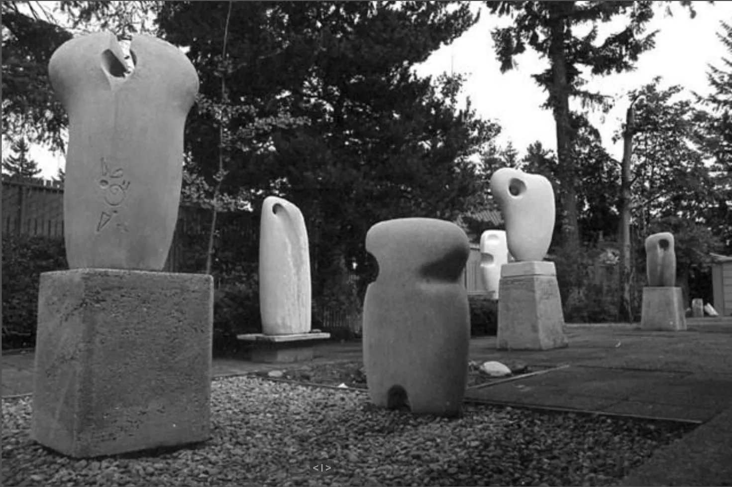 “Plaza Grouping “, sculpture by artist and sculptor Jeff Day.