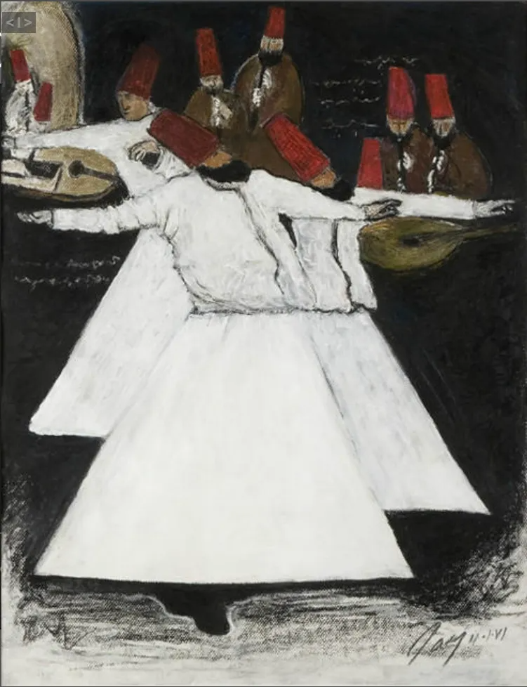 Turkish paintings gallery showing works by artist and painter Jeff Day.