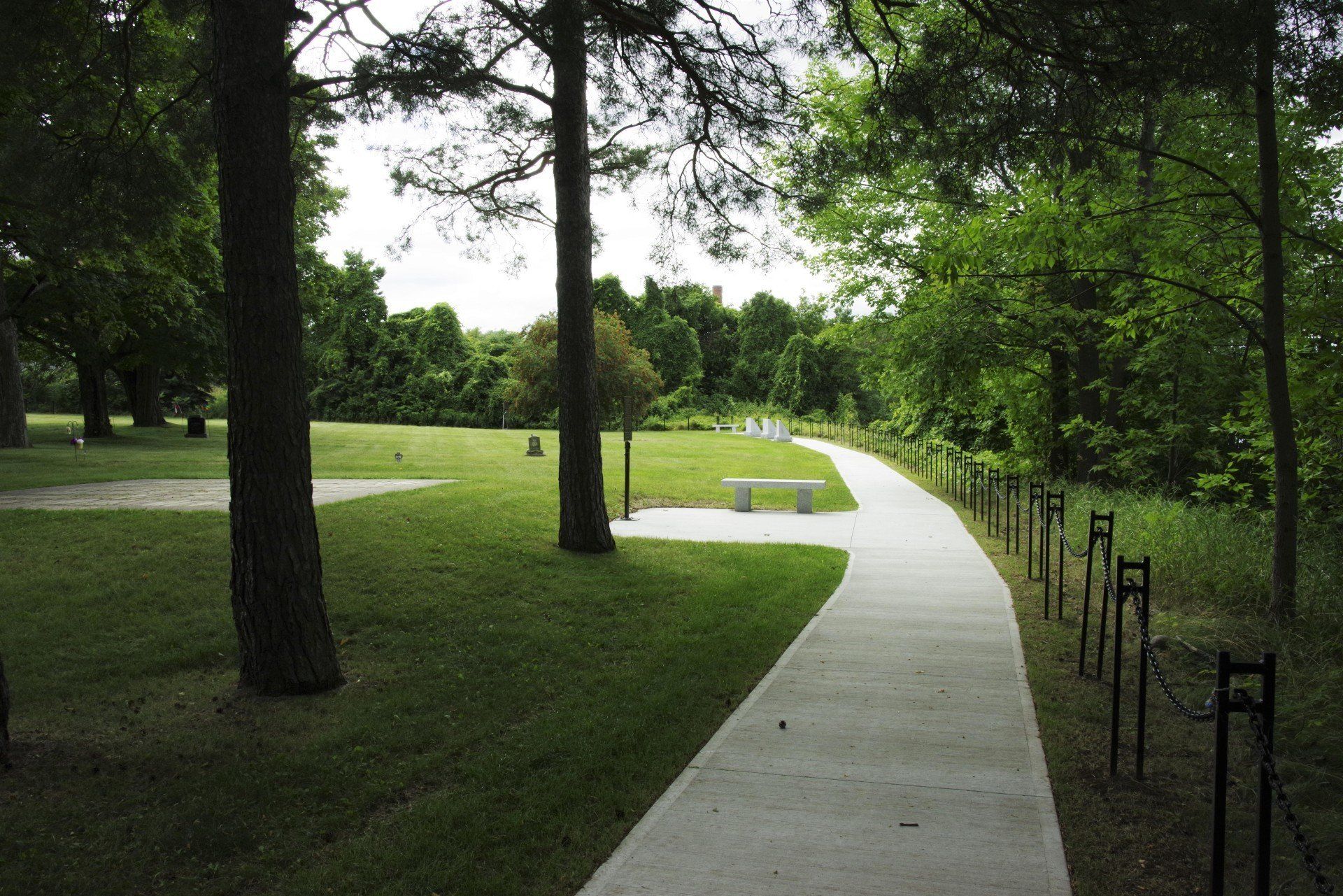 HRC Cemetery Walkway