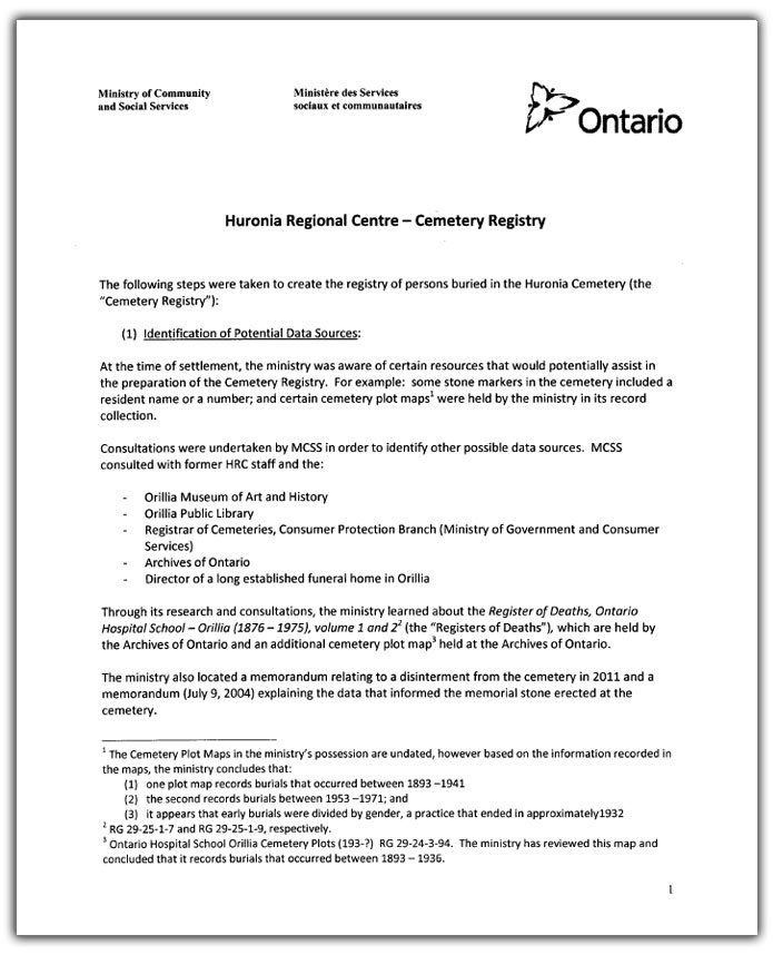 Timmins Martel Report 1