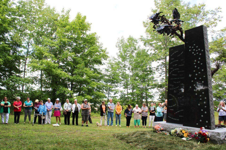 Survivors gather for unveiling of monument at HRC Cemetery