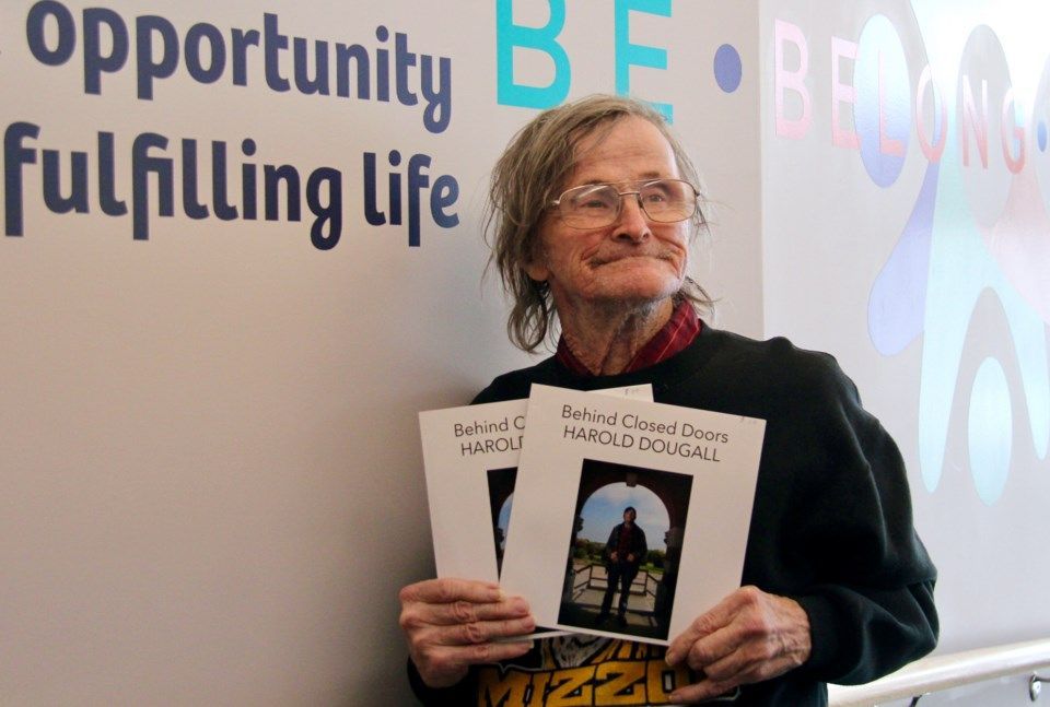 Harold Dougall, a former Huronia Regional Centre and Edgar Adult Occupational Centre resident, has had his story, Behind Closed Doors, published.