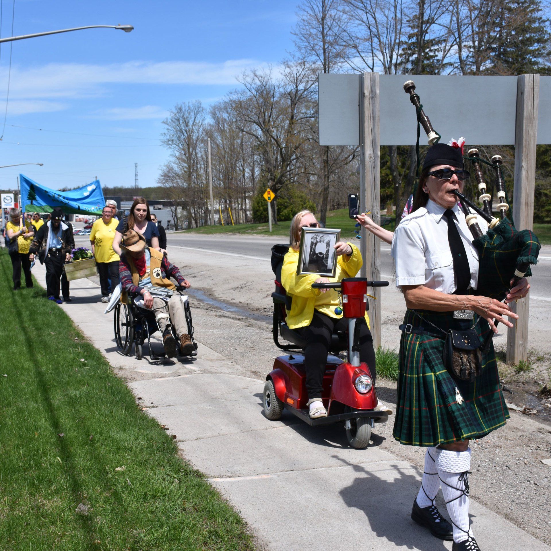 HRC Survivors Dedication Procession