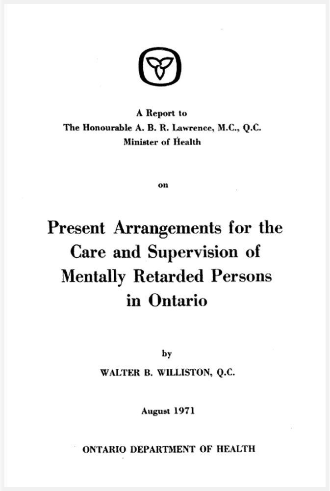 Williston Report 1971
