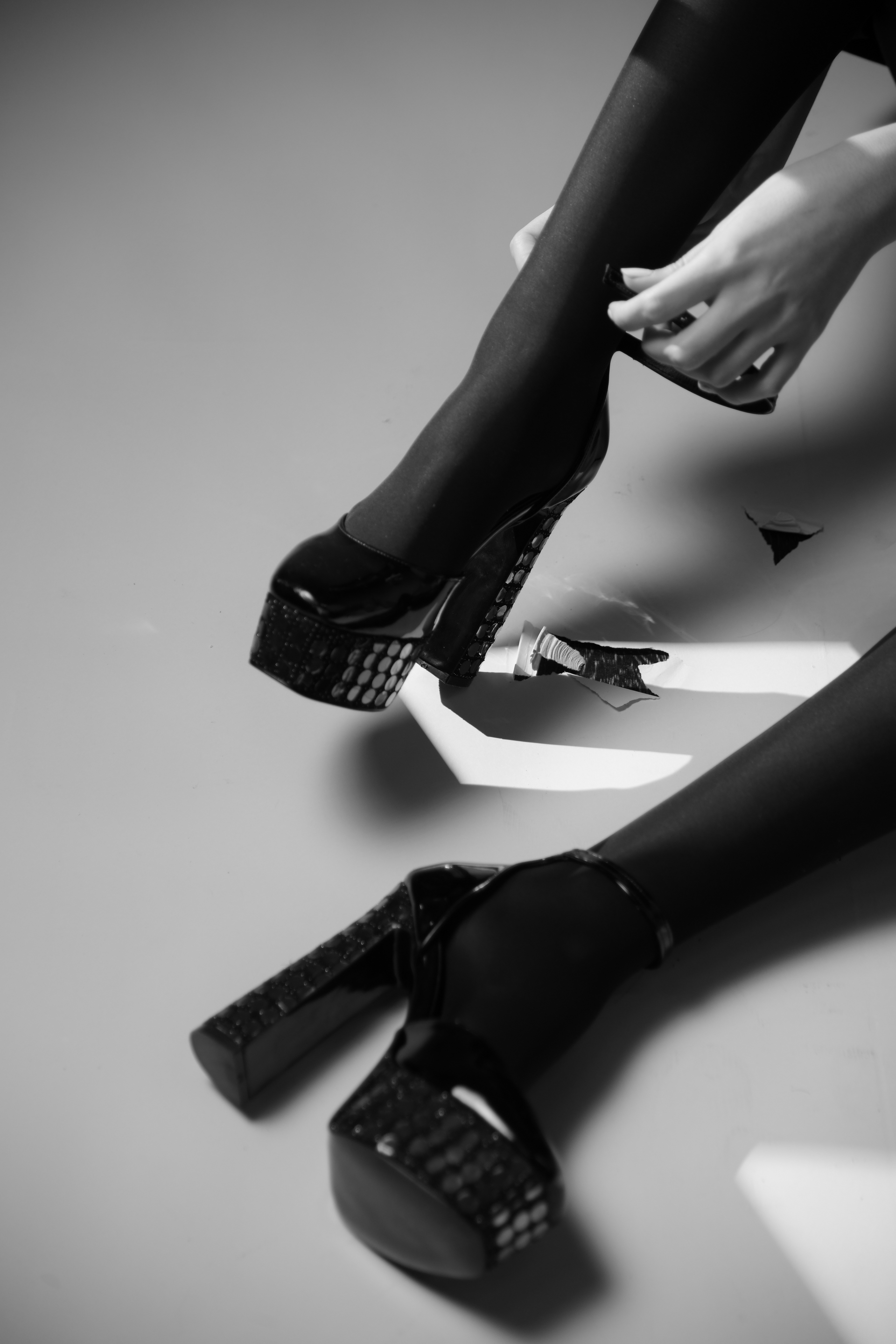 Vivace Platform Block Heel Shoes Lebanon