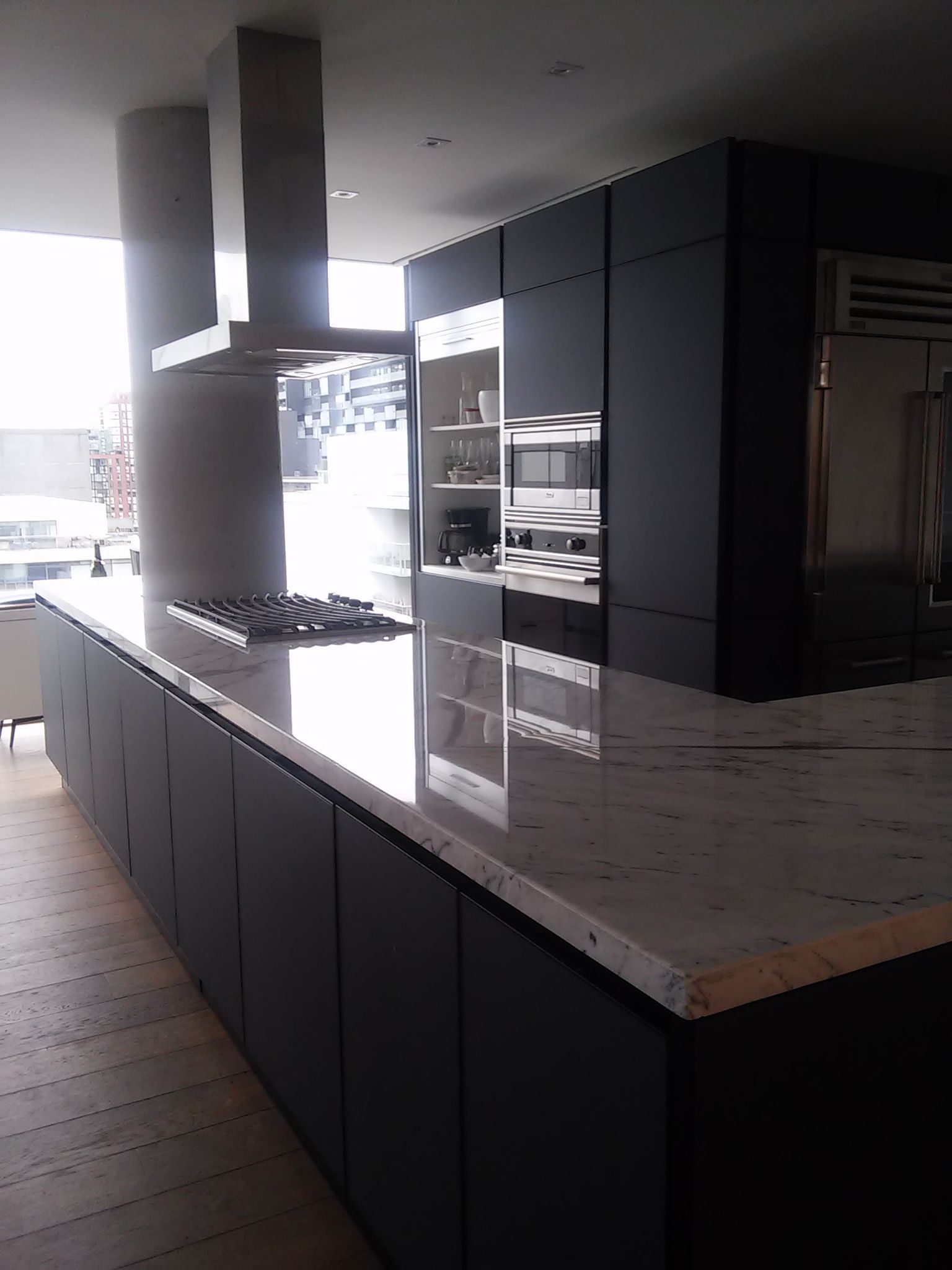 polished counter top