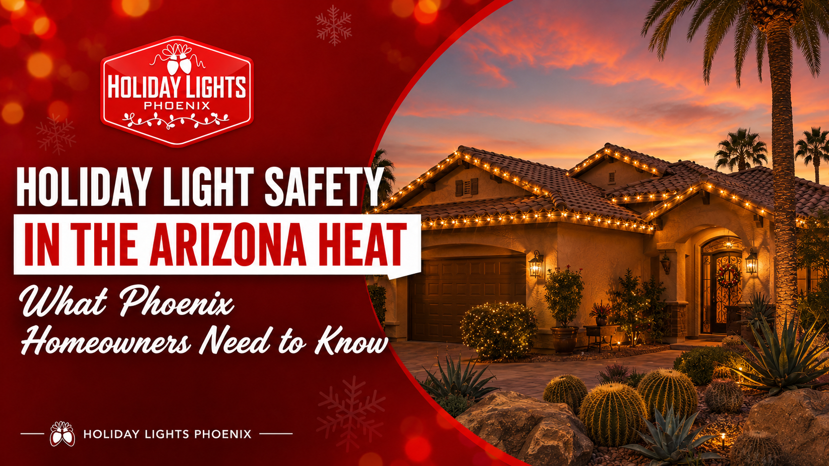 Holiday Light Safety in the Arizona Heat: What Phoenix Homeowners Need to Know