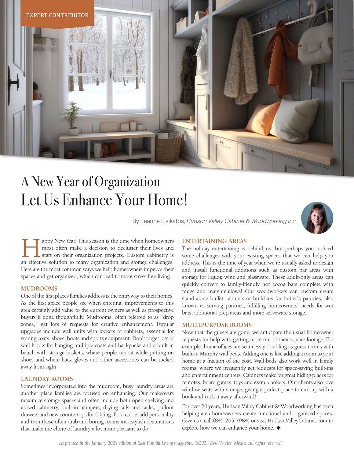 A new year of organization let us enhance your home !