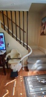 freecurve stair lift installs - chair lift - smart lift