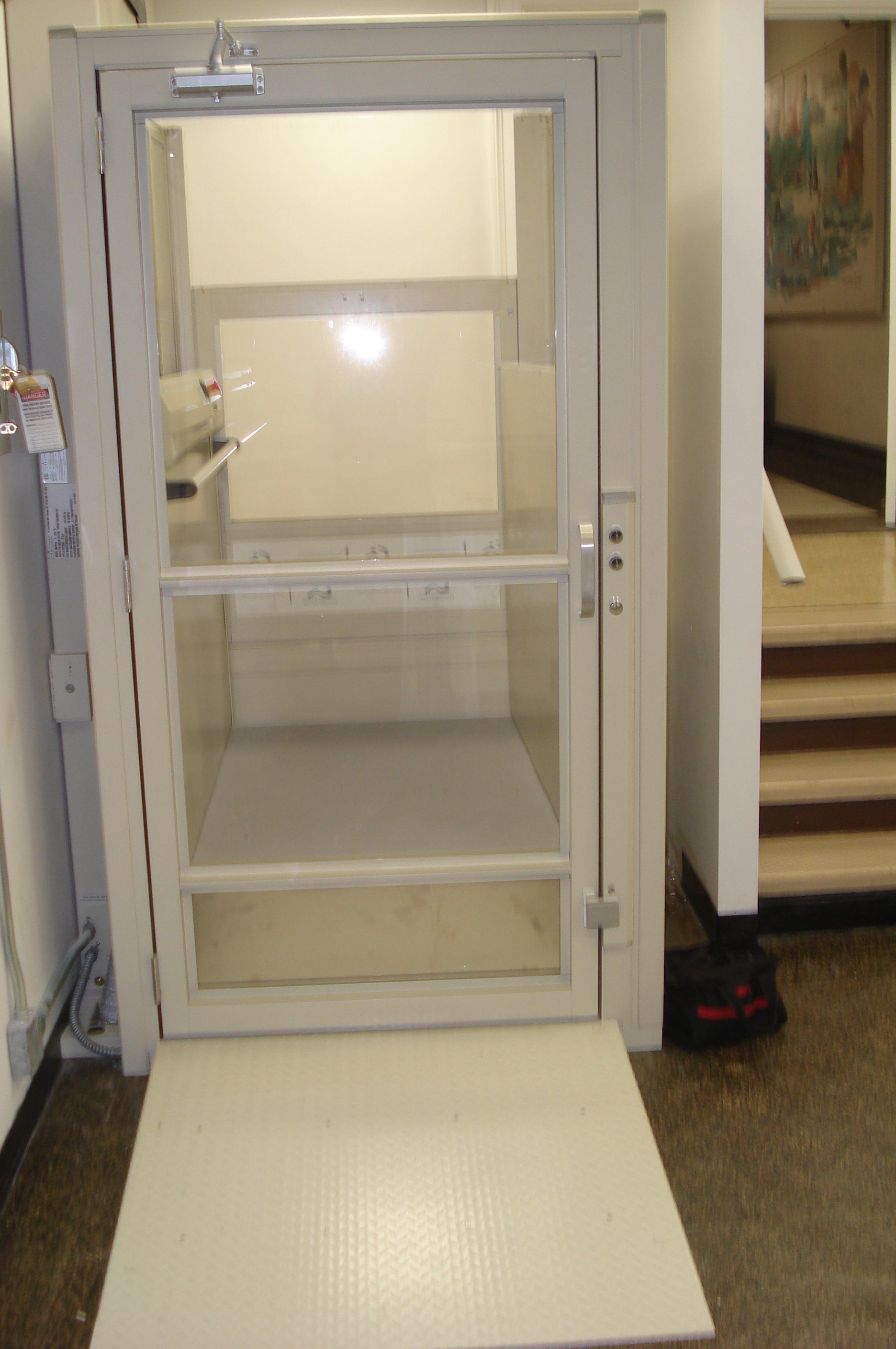 Vertical and portable lift installs - chair lift - wheelchair lift - home lift
