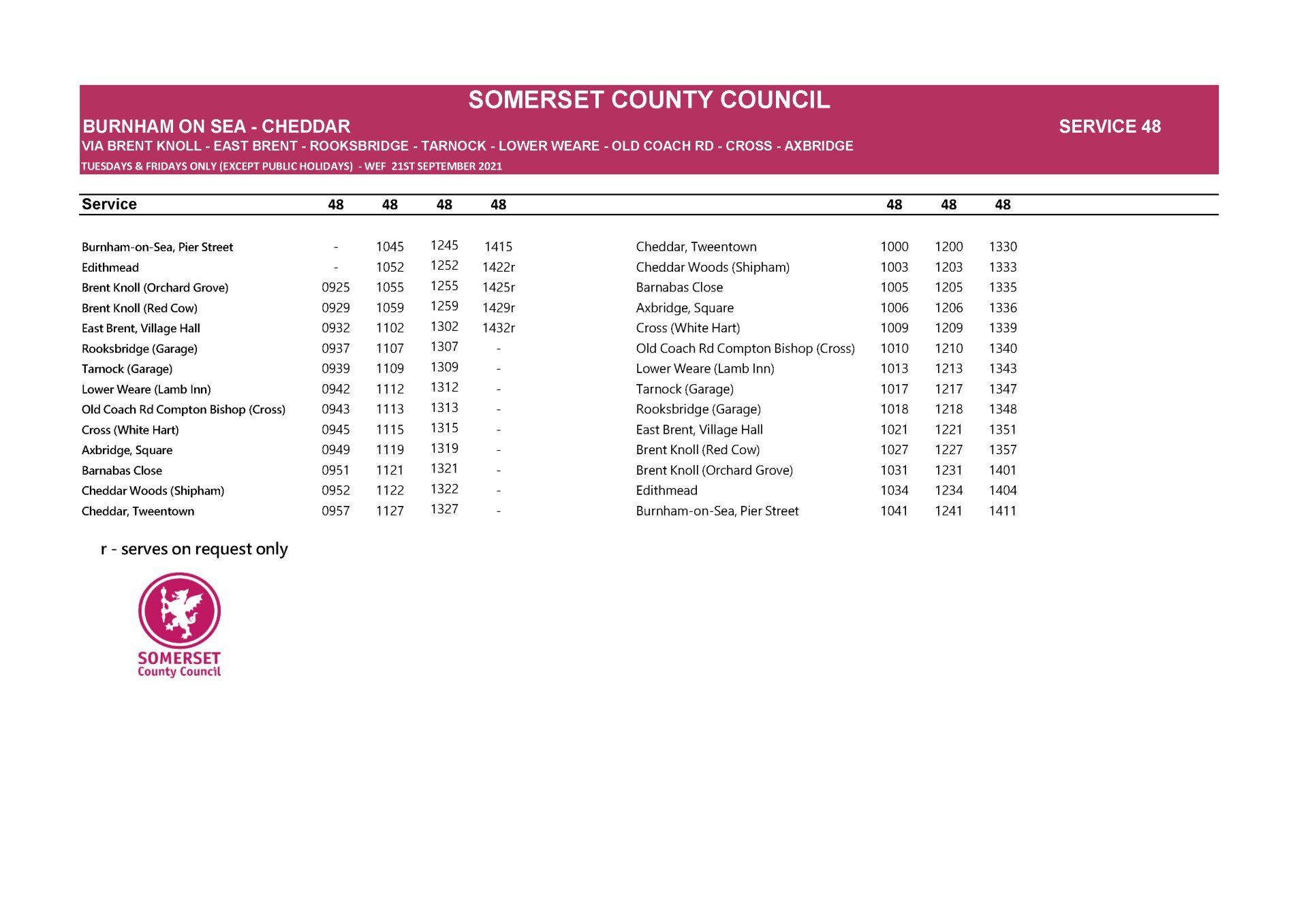 A white paper with a red border that says county council