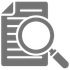 Document with magnifying glass icon