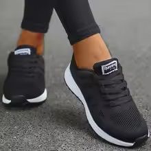  Chaussures maille tissu à lacets 