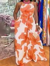 Pantalon à jambes larges, sexy, fibres, avec poches