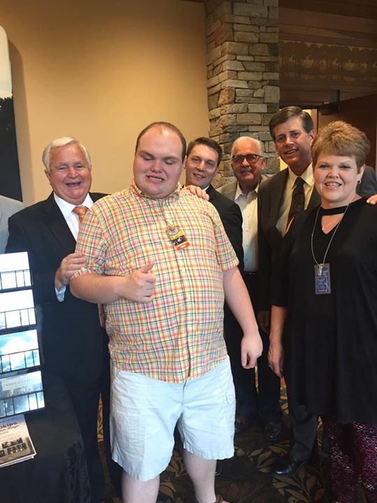 Ben with The Inspirations