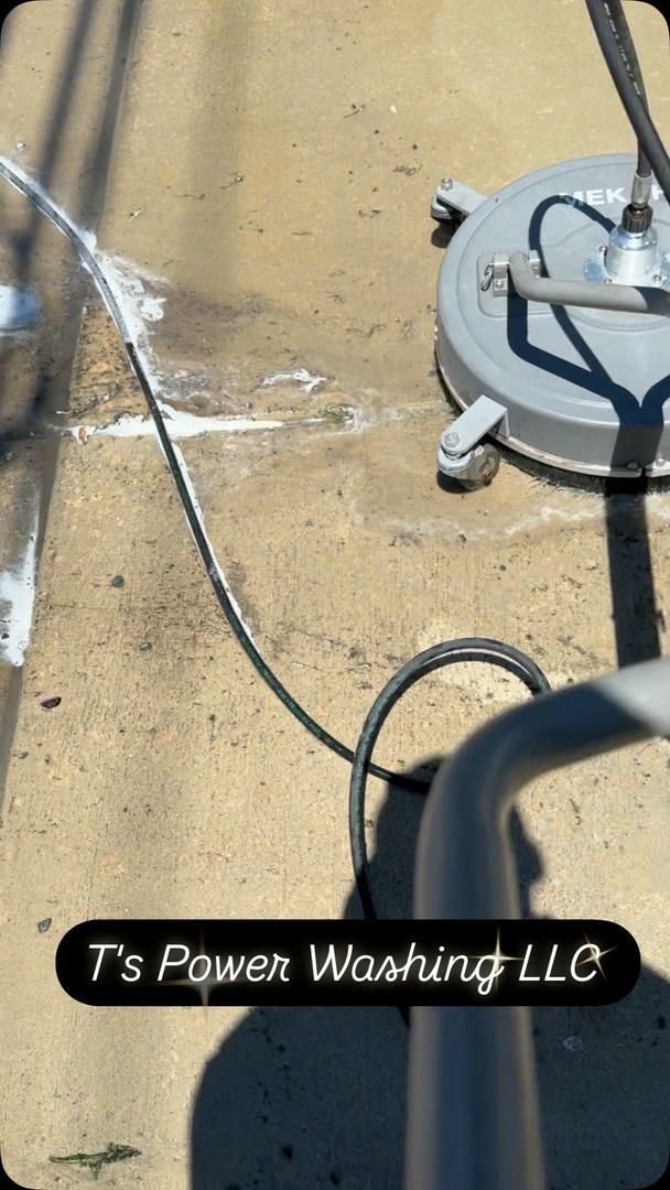A picture of a ts power washing llc machine