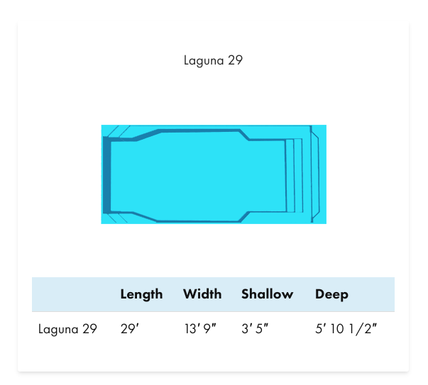 a picture of a laguna 29 swimming pool