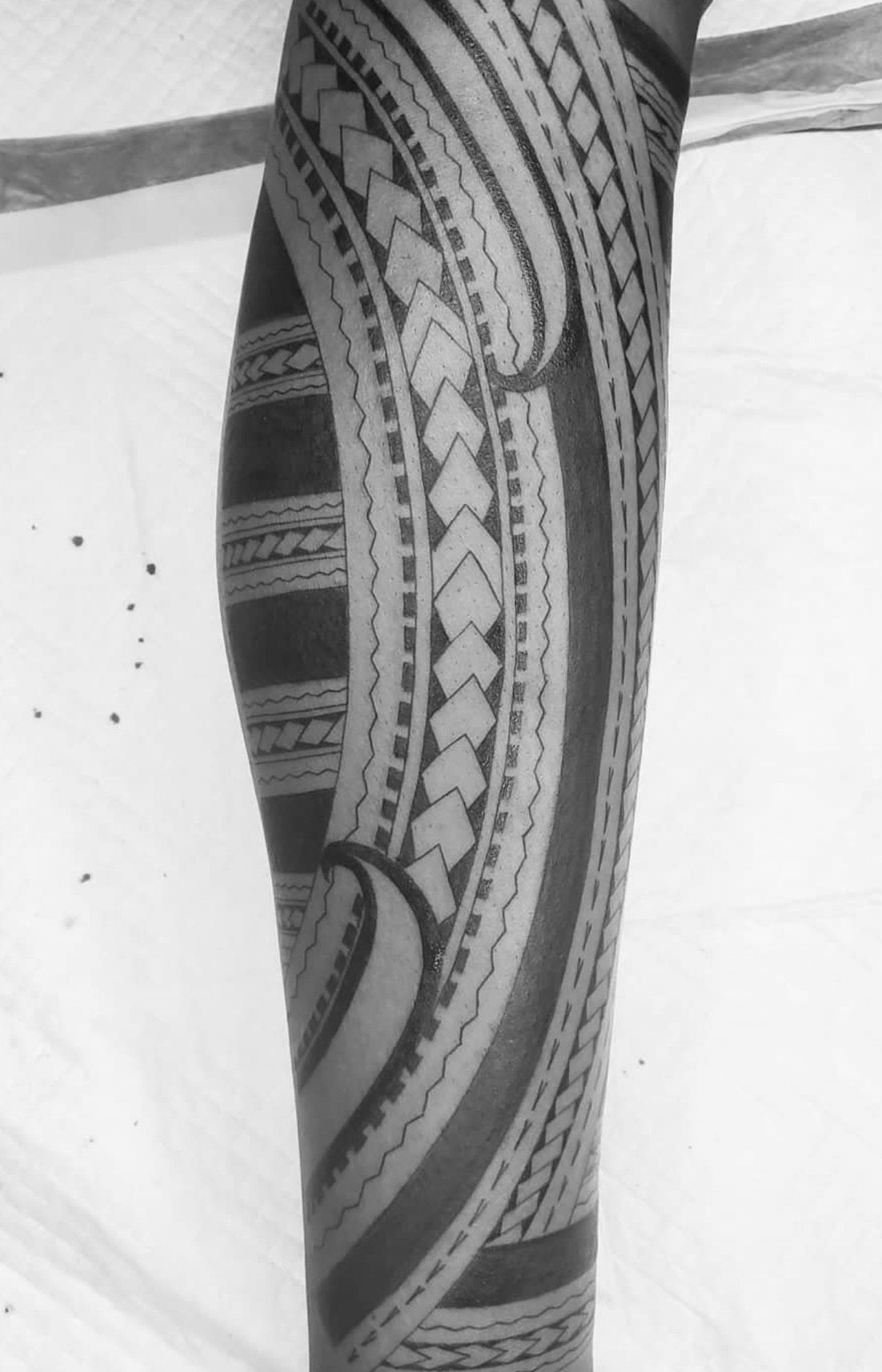 Hawaiian tribal tattoo by Aloha Tattoo