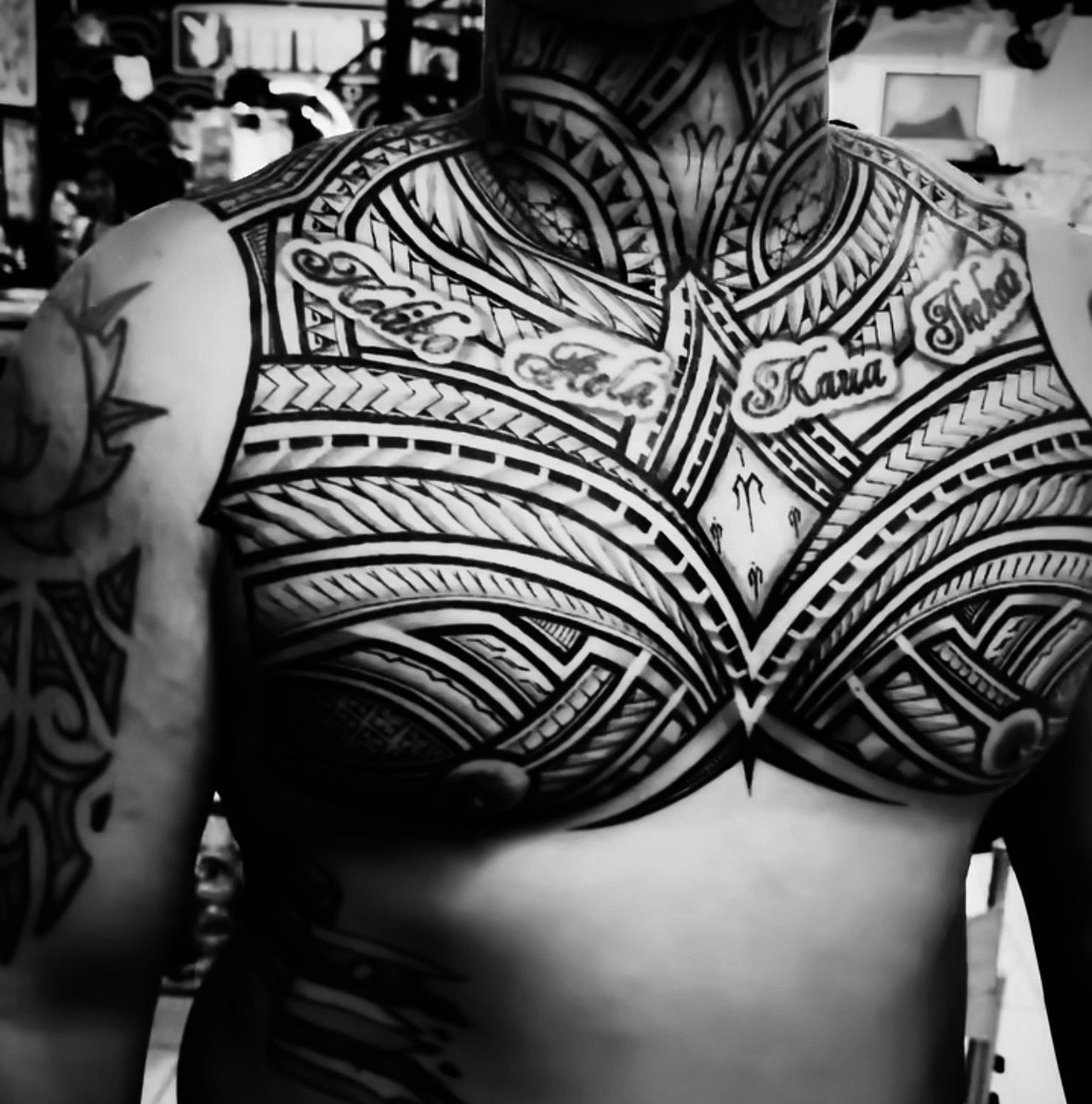 Hawaiian tribal tattoo at Aloha Tattoo