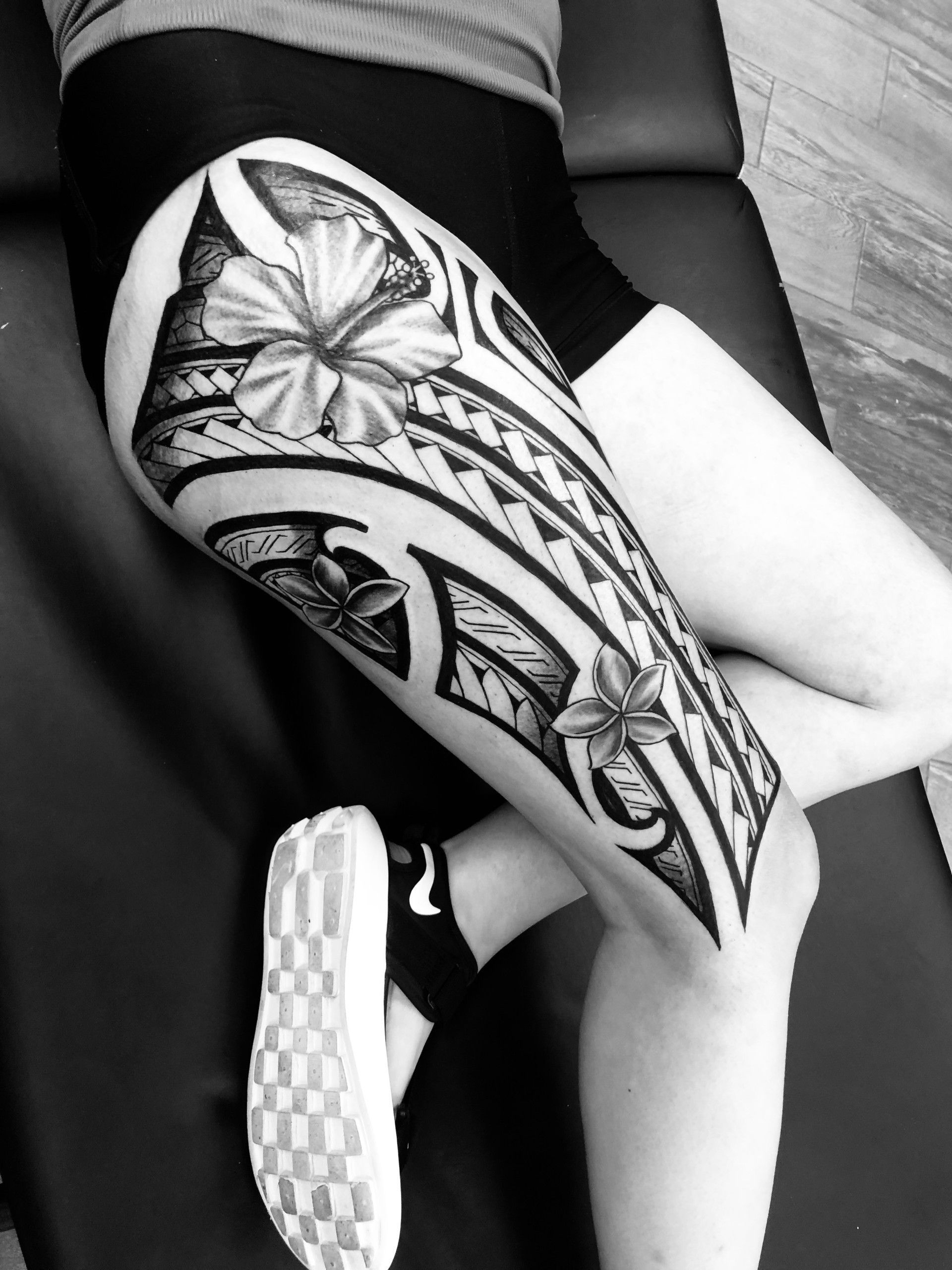 Hawaiian tribal tattoo at Aloha Tattoo