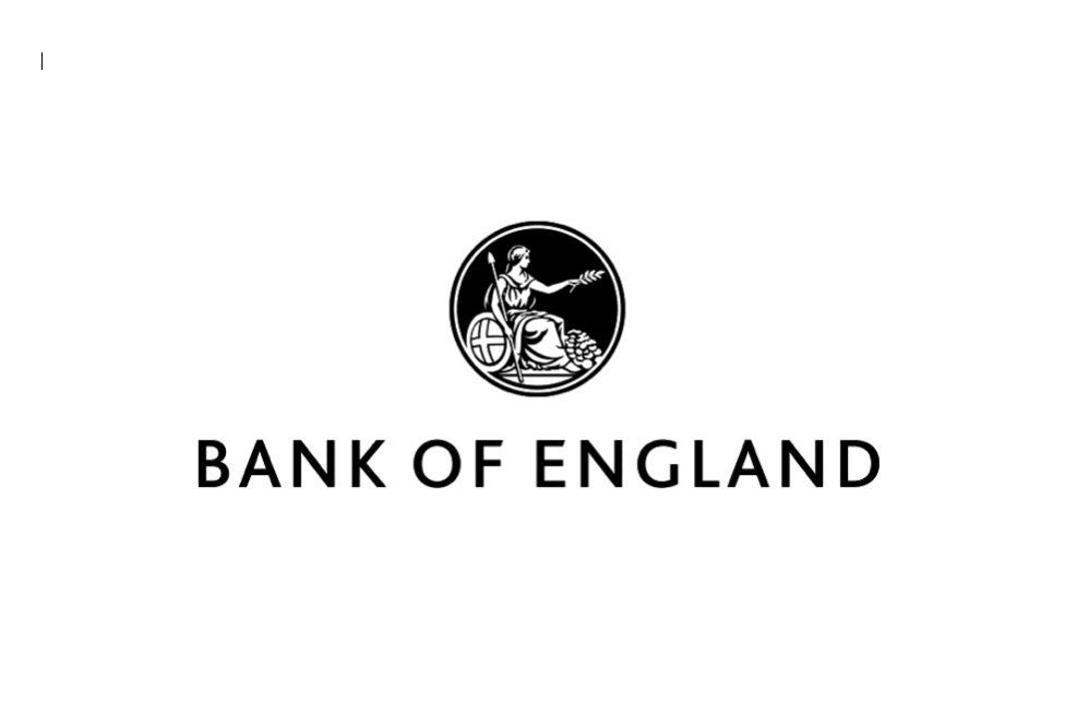 Bank of England Symbol on White Background