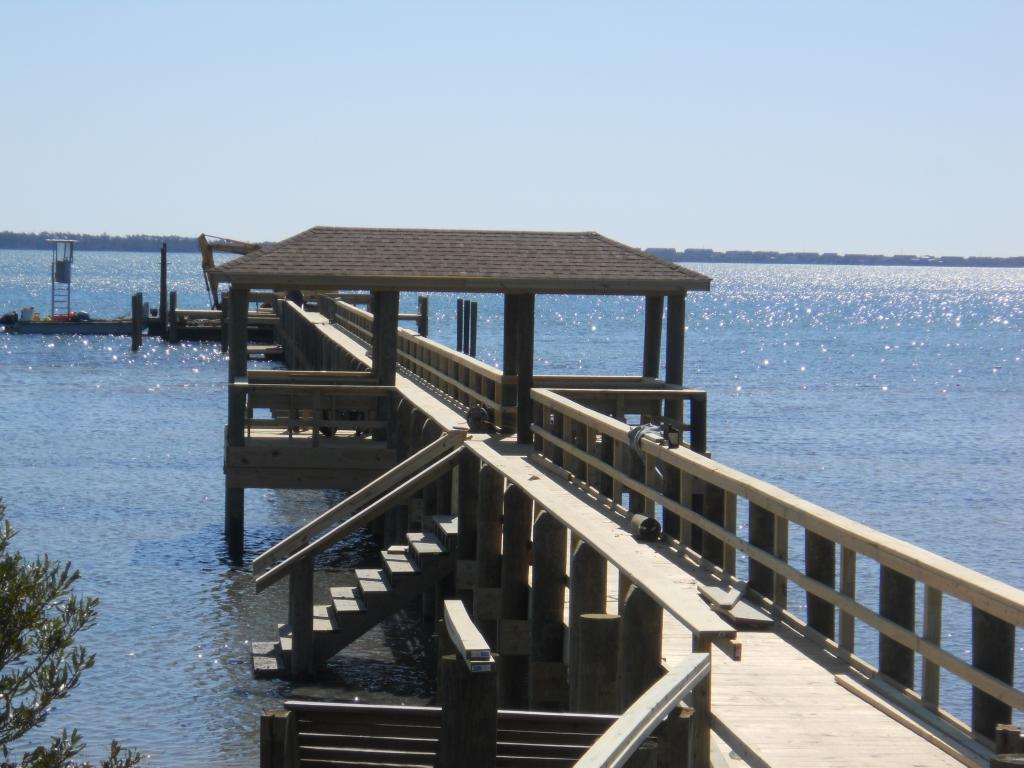 Pier with Stairs into Water
