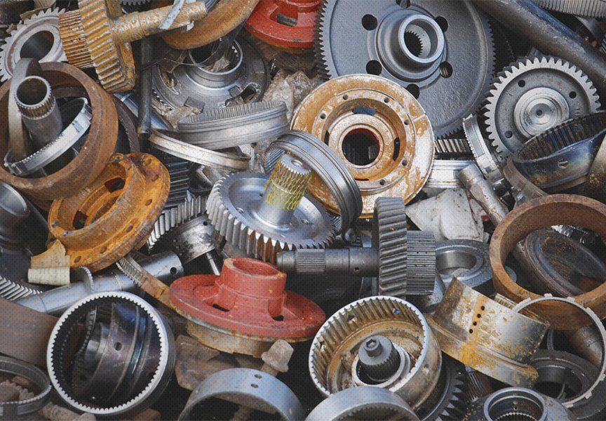 Recupero di rottami ferrosi