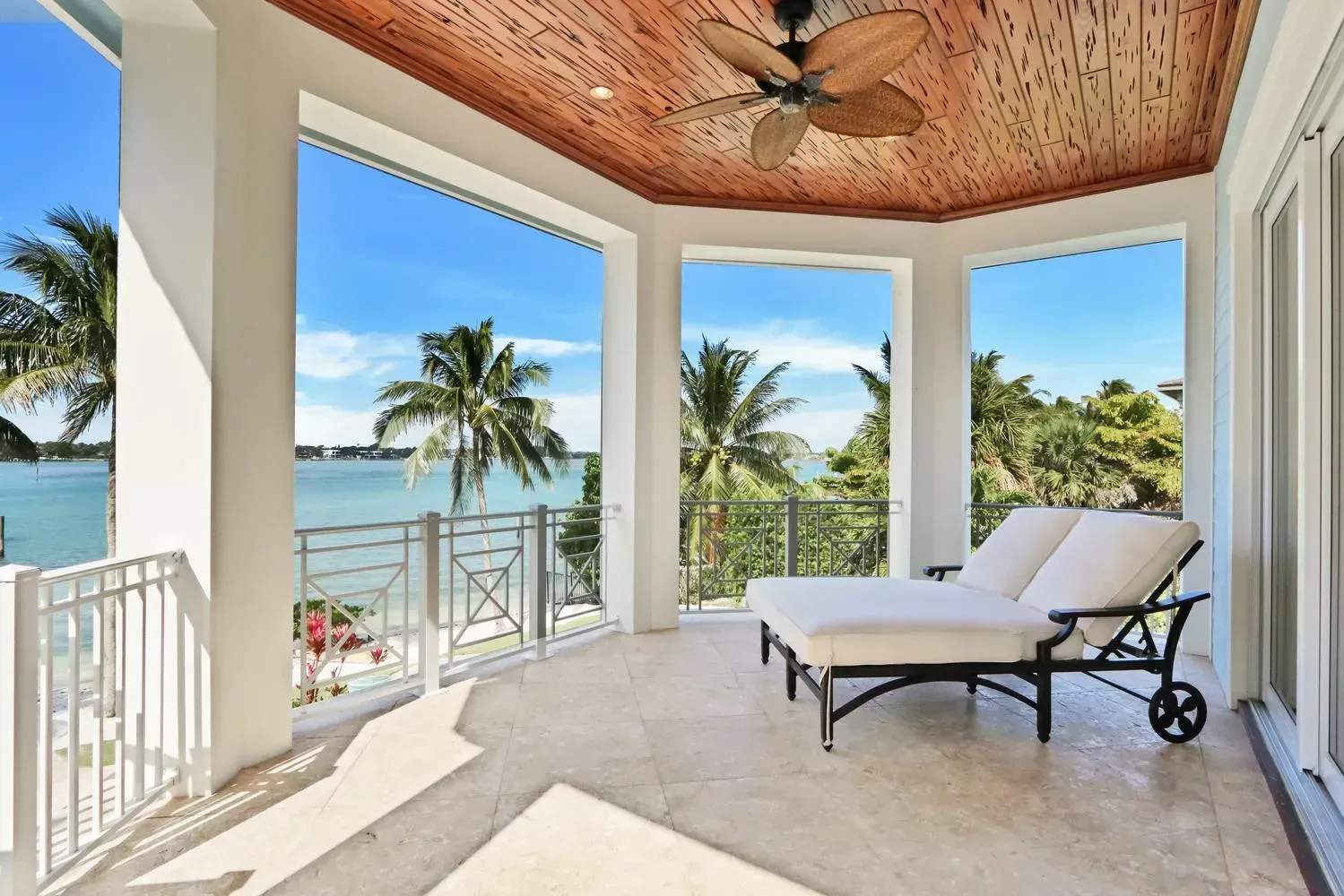 Outdoor master balcony Interior Design Lisa St. Amand Designs