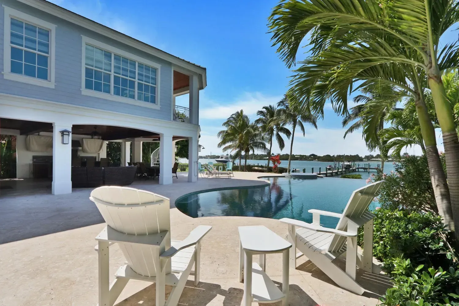 Pool Area Home Design Lisa St. Amand Designs