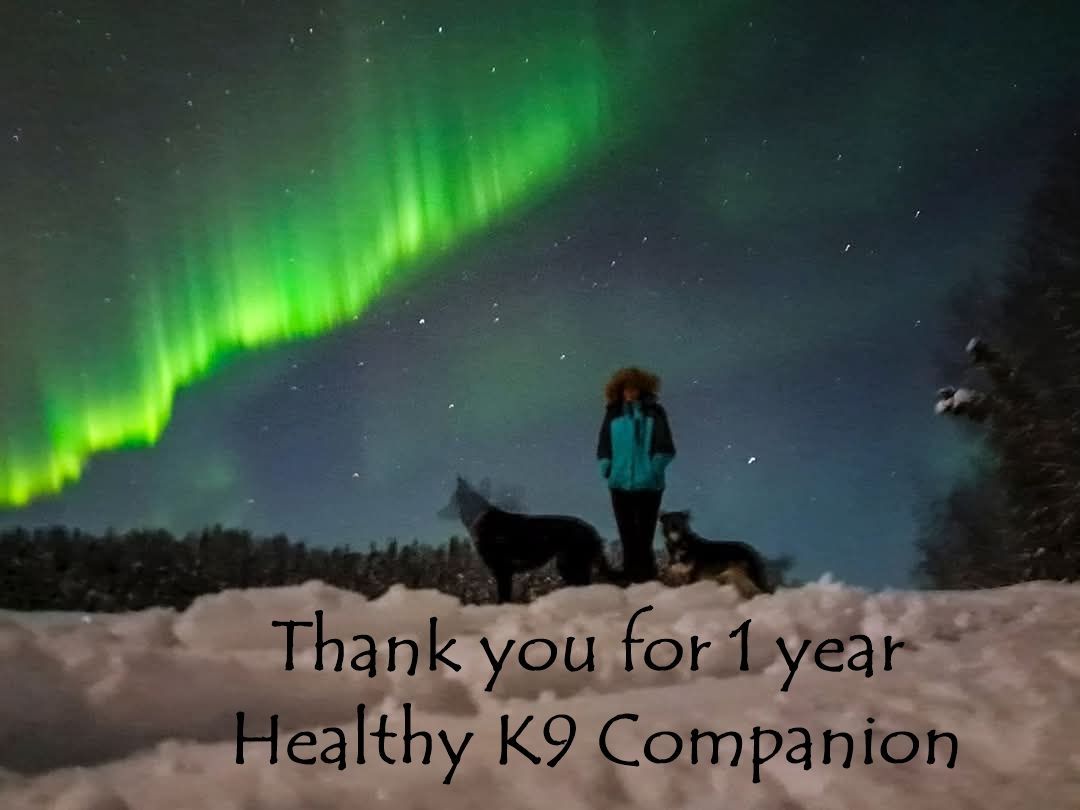 Thank you for 1-year Healthy K9 Companion