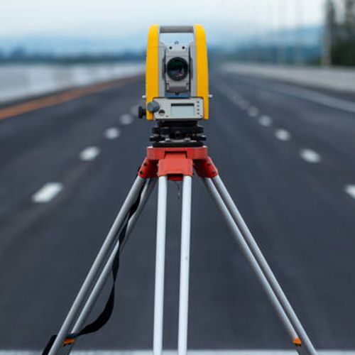 Theodolite Instrument on the Road — Hutchinson, KS — Garber Surveying Service, P.A.