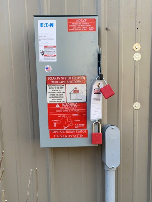 A shutdown switch installation in St. Joseph, MO by TDR Electrical Services