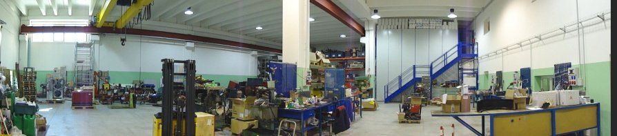 Sala attrezzata per interventi di impiantistica elettrica