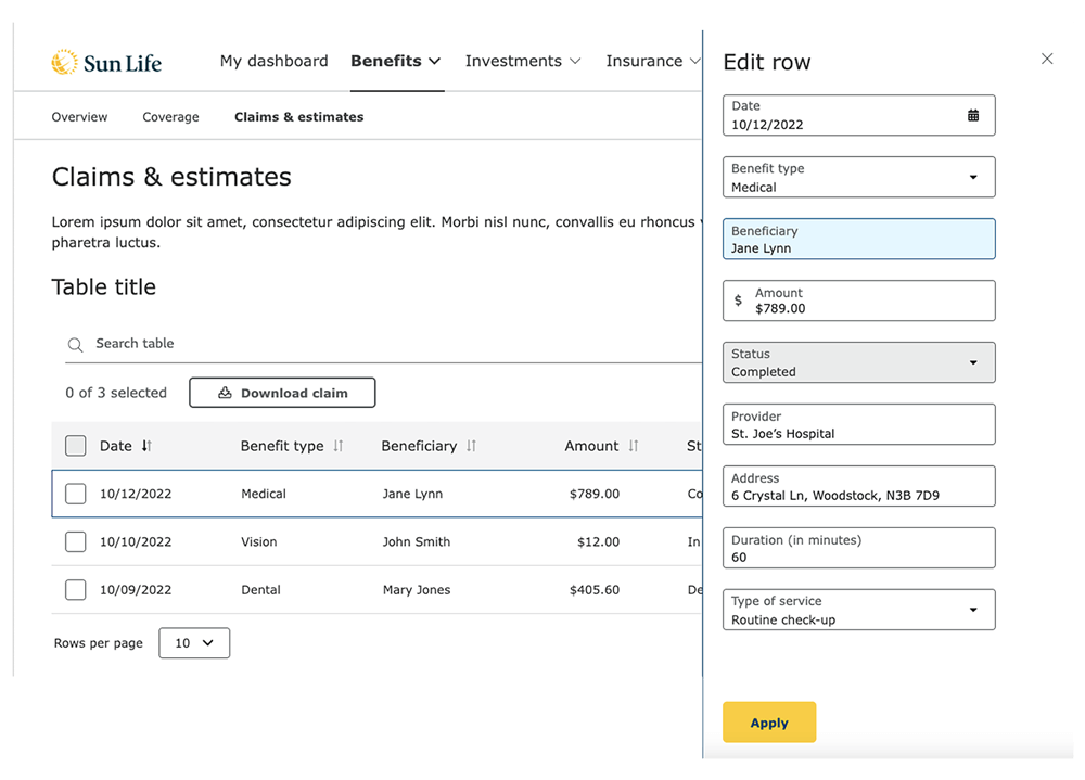 Design objectives: streamline data structure
