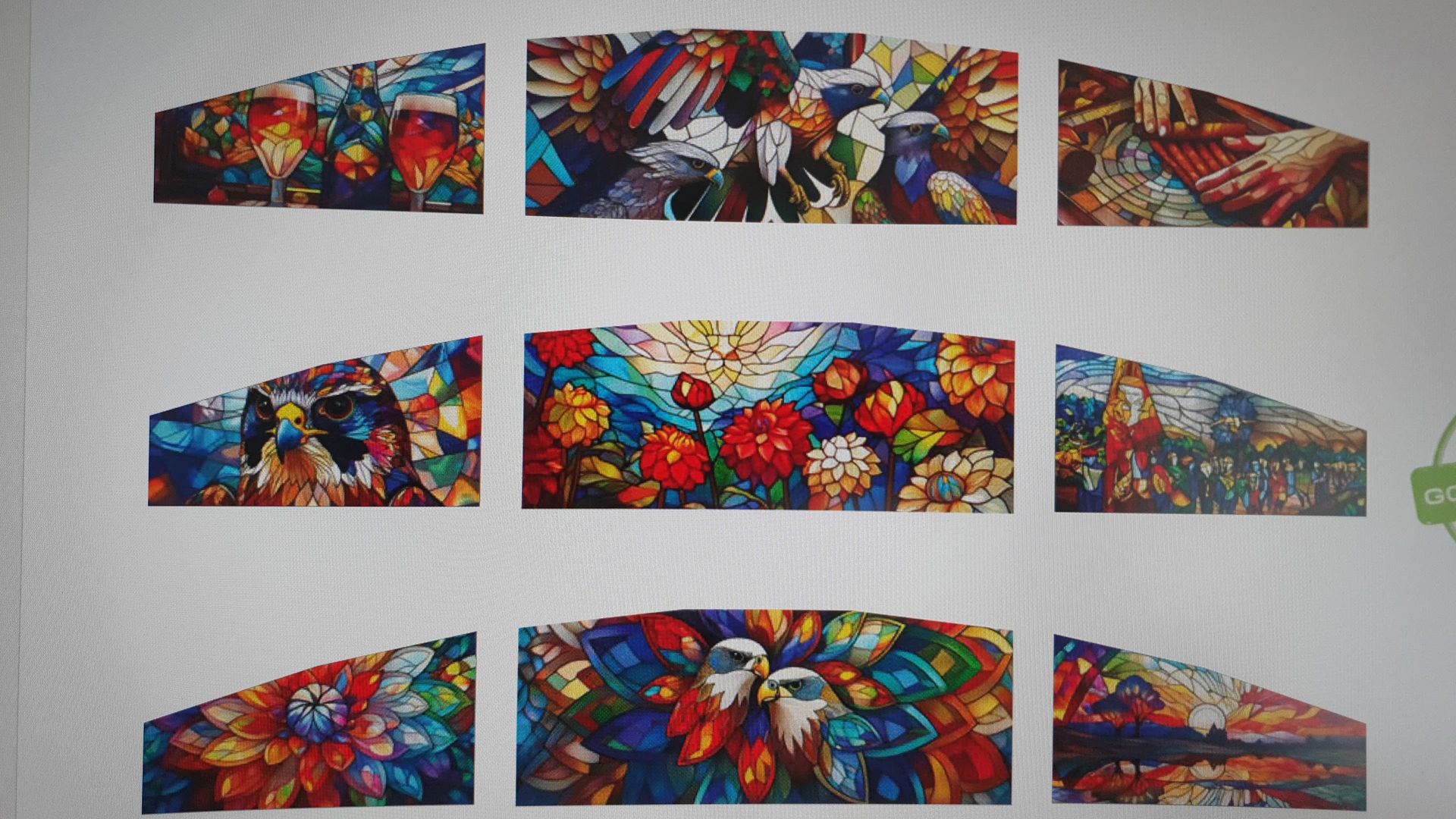 Afbeeldingen 22 mei op de toogramen 