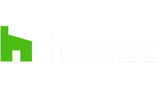 A green h is on a white background next to the word house.