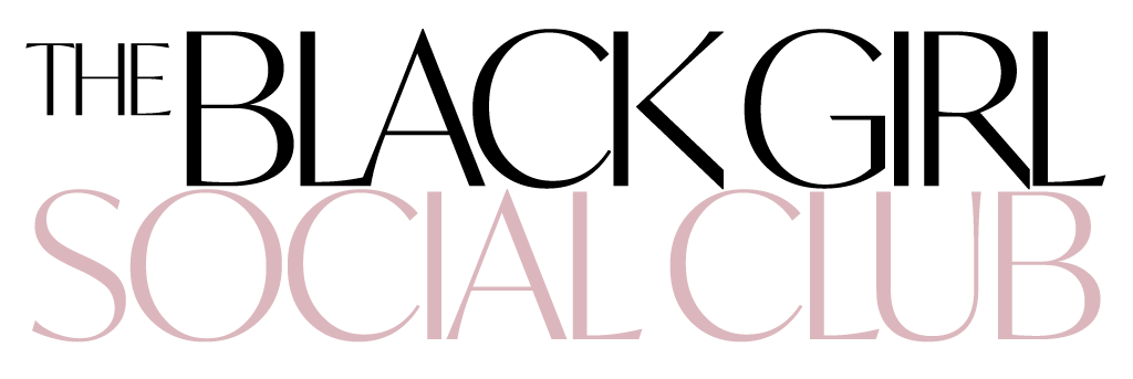 a logo for the black girl social club