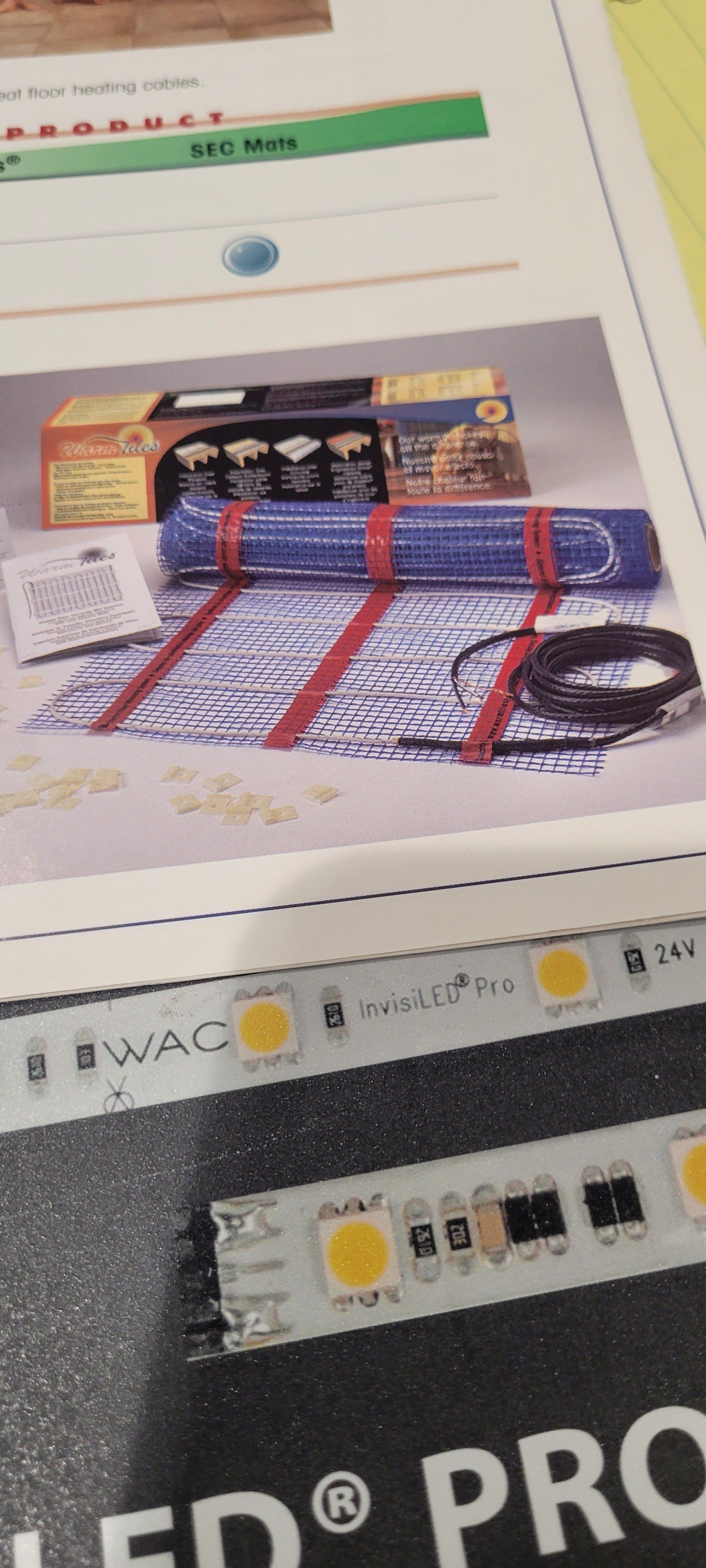 a close up of a picture of a product called led pro