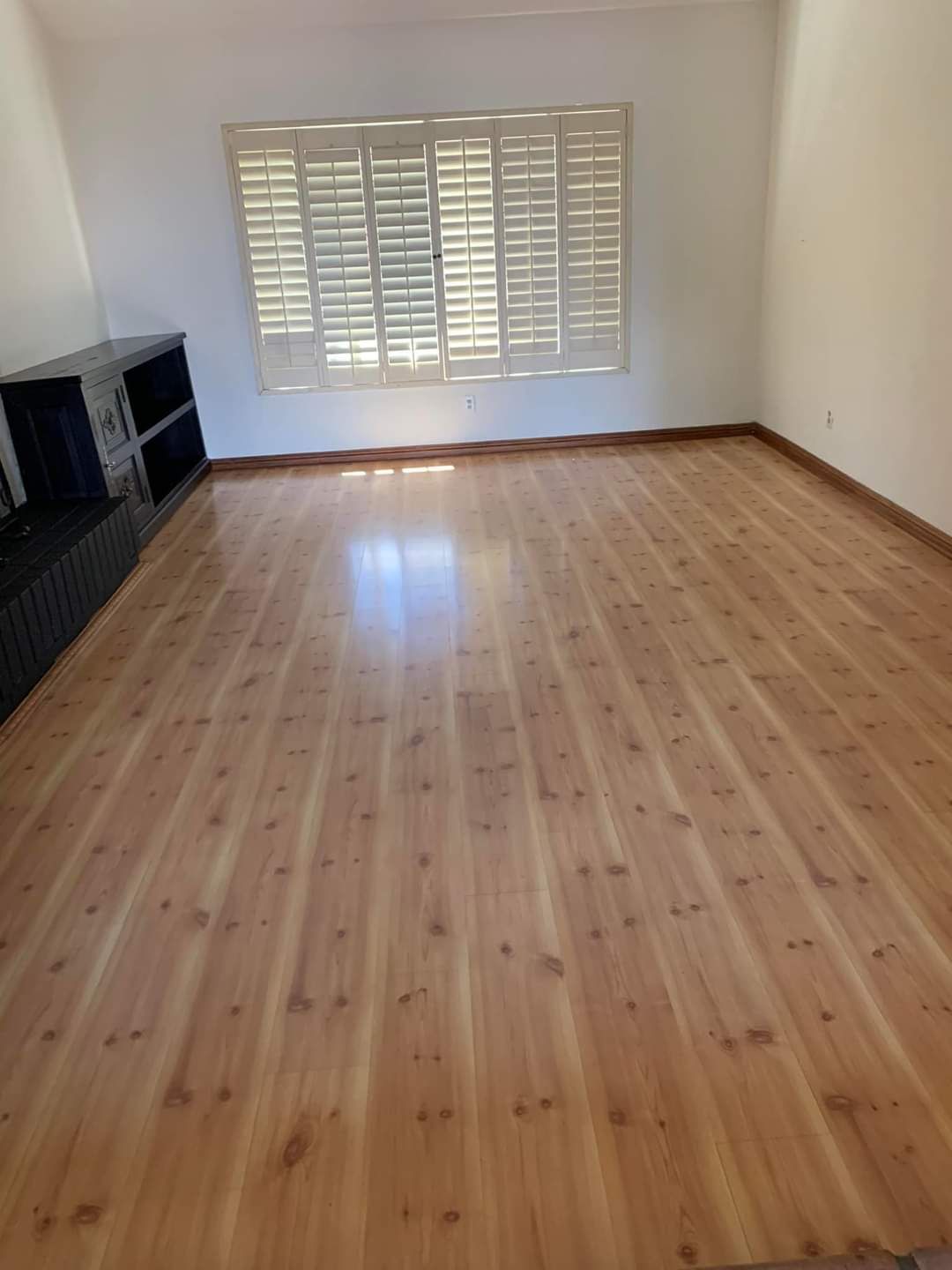 a clean bedroom space