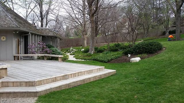 Custom pavers patio overview