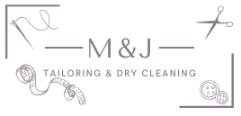 A logo for a tailoring and dry cleaning company.