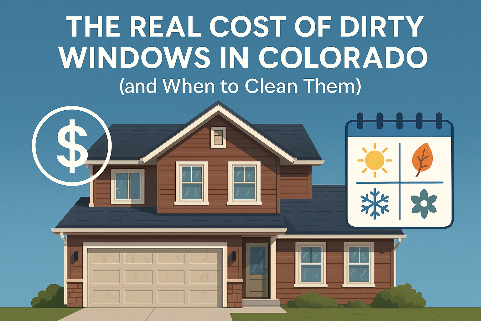 The real cost of dirty windows in colorado and when to clean them