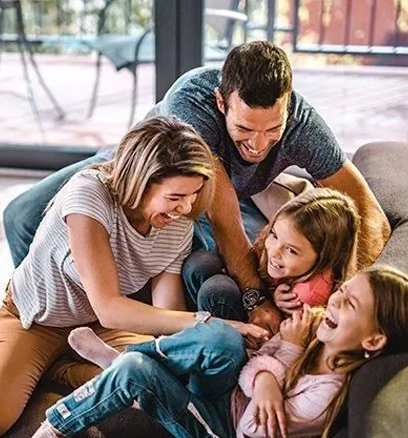 Logo for Spokane Plumbing & Heating against a water background.