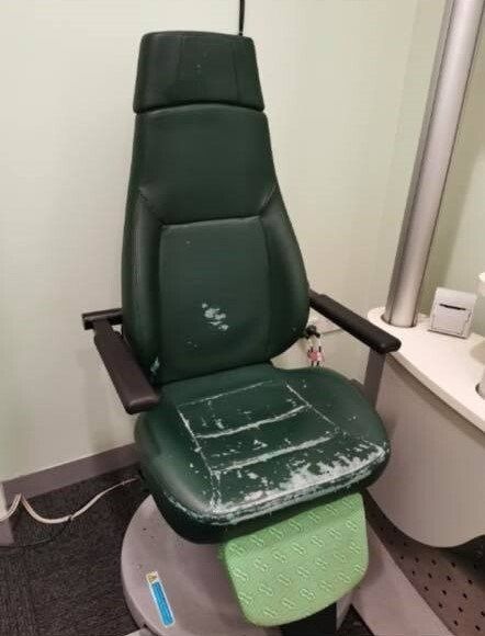 Dental Chair Before Upholstery — Sydney, NSW — Platinum Mobile Upholstery