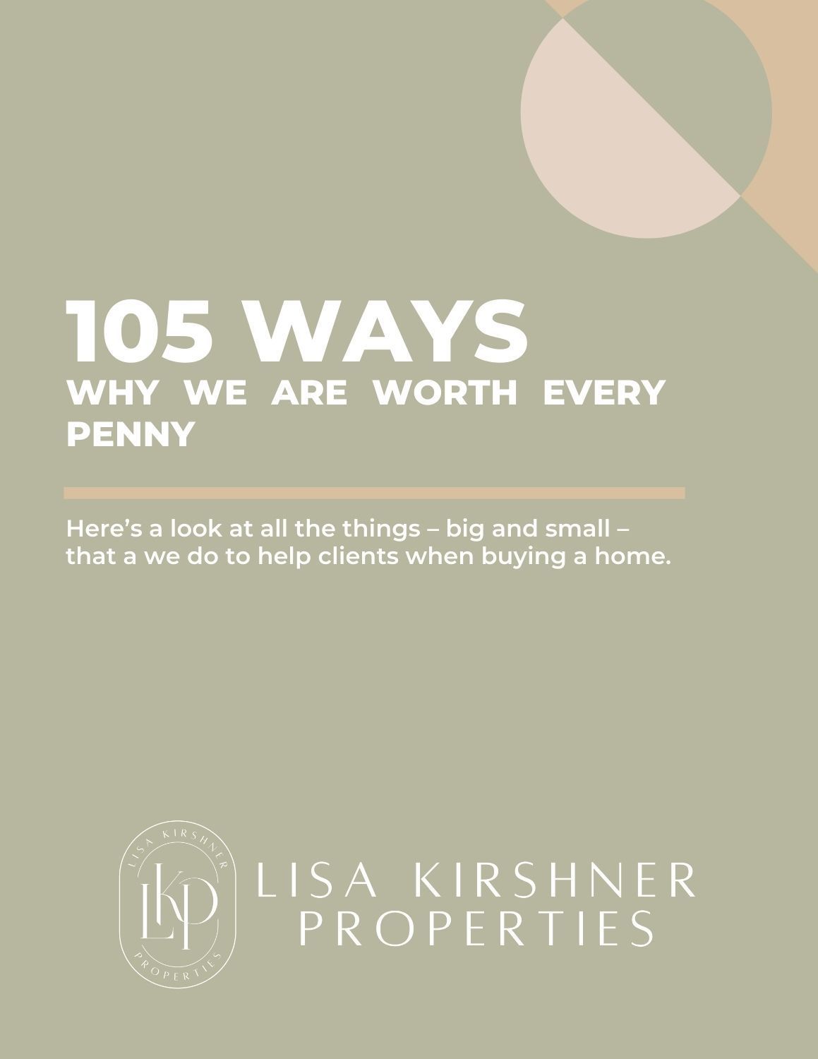 105 Ways, Why Lisa Kirshner Properties are worth every penny - Infographics Post