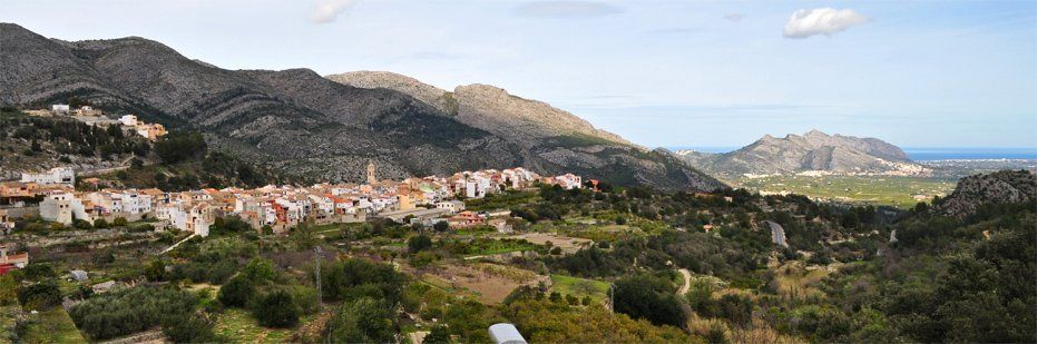 The village of Benimaurell, Vall de Laguar