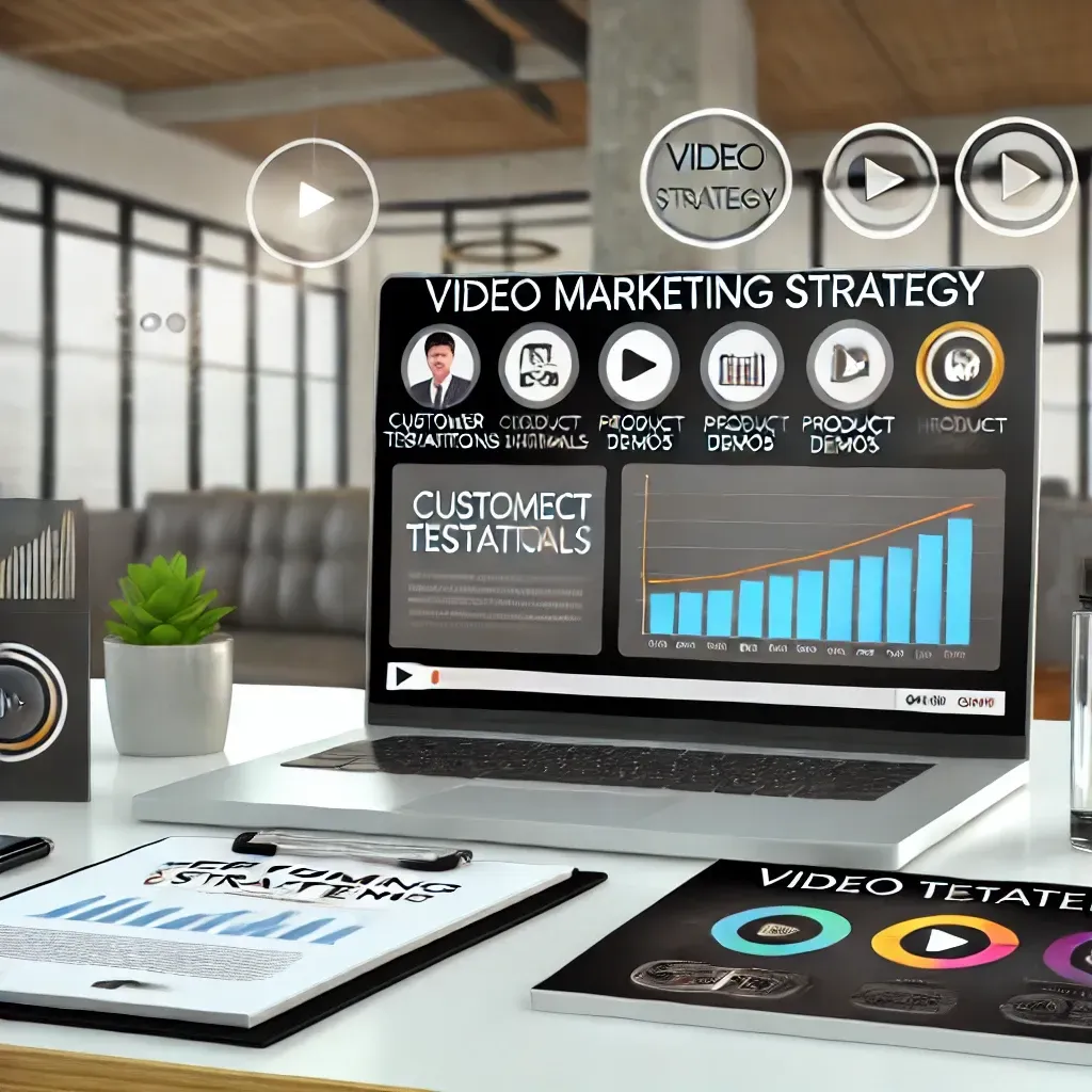 Business owner using video marketing to increase customer trust and conversions