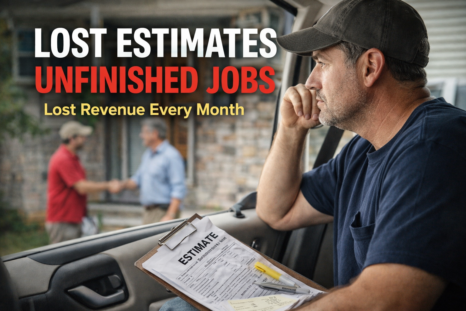 home service estimate follow up process