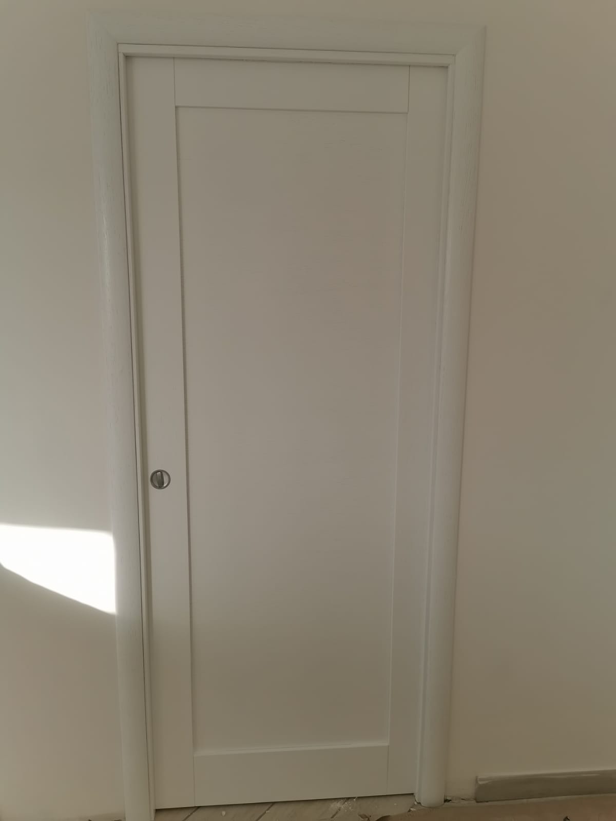 porta liscia laminata bianca