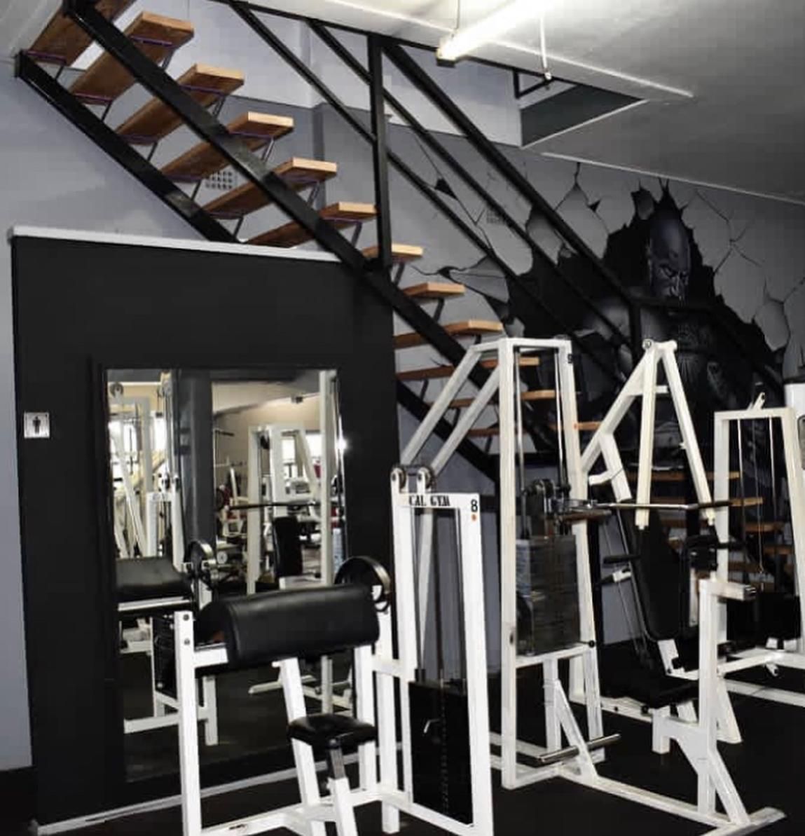 A Gym With a Staircase Leading Up to the Second Floor — The Factory Gym in Taree, NSW